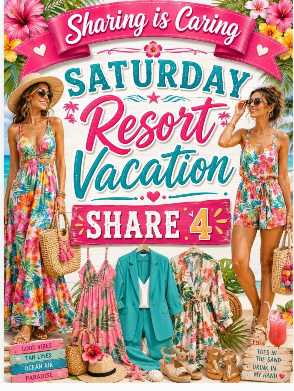 ๐ซCLOSED๐ซSAT 7/4 ๐ด ๐ RESORT VACATION APPAREL โต๏ธ SHARE 4 - Picture 2 of 4